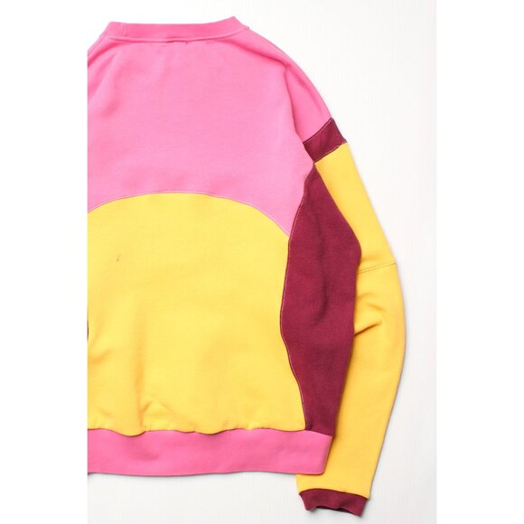 Rework Nike Sweatshirt Tri Colour Mashup Crewneck L - Picture 7 of 10